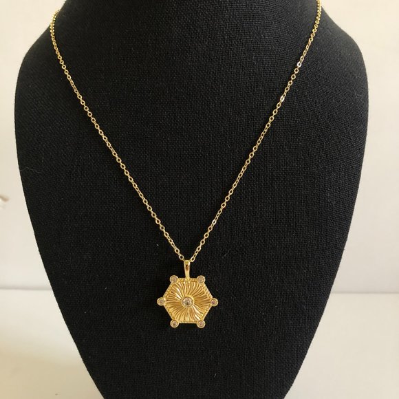 Le Soleil 14K Gold-Filled Pendant - Picture 3 of 4